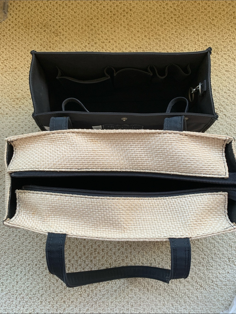 🐈Suzan Briganti woven summer tote made in Japan. - Picture 5 of 5